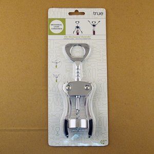 True Fabrications Metal Lever Arm Corkscrew Chrome